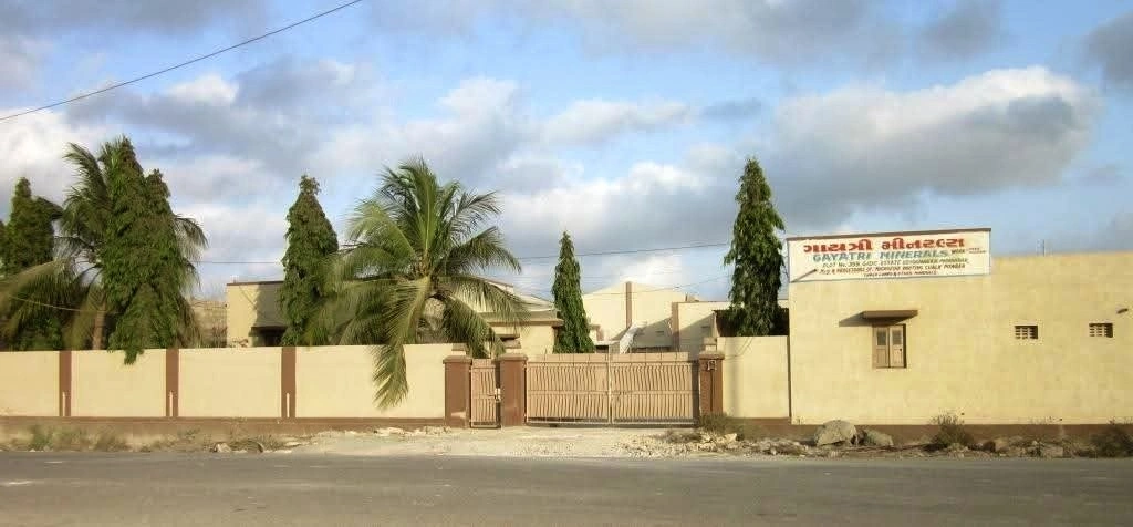 Chalk powder texture sample