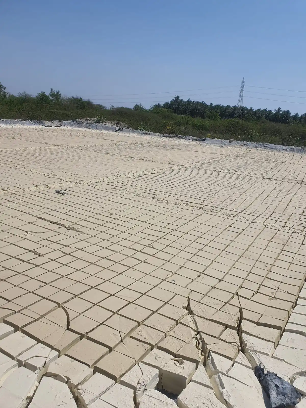 Chalk powder processing